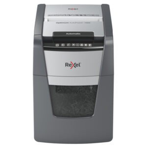Niszczarka Rexel Optimum AutoFeed+ 100X, P4, 100 kartek, 34 l kosz