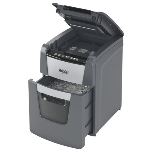 2020100XEU_iu_01.jpg Niszczarka Rexel Optimum AutoFeed+ 100X, P4, 100 kartek, 34 l kosz