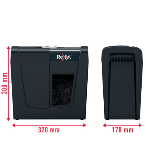 2020122EU_n_05.jpg Niszczarka Rexel Secure X6, P4, 6 kartek, 10 l kosz