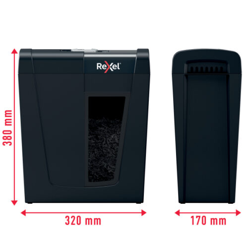 2020123EU_n_05.jpg Niszczarka Rexel Secure X8, P4, 8 kartek, 14 l kosz