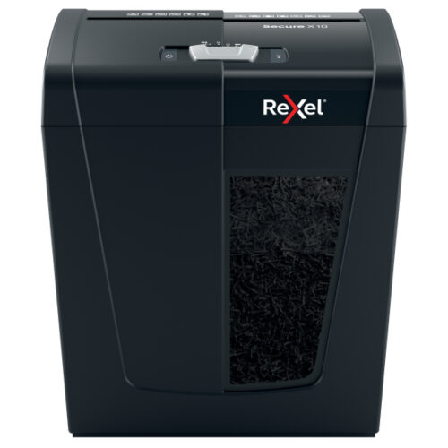 Niszczarka Rexel Secure X10, P4, 10 kartek, 18 l kosz
