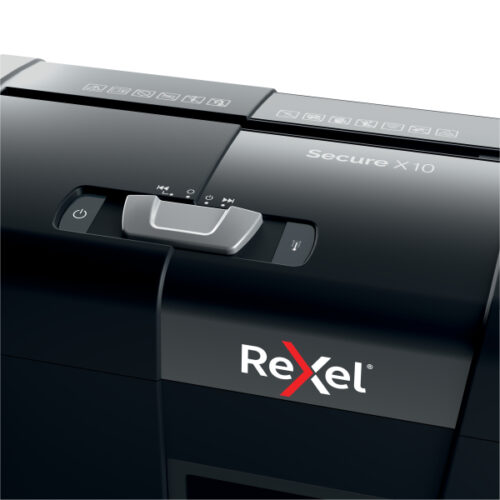 2020124EU_05.jpg Niszczarka Rexel Secure X10, P4, 10 kartek, 18 l kosz