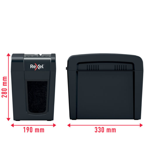 2020125EU_n_05.jpg Niszczarka Rexel Secure X6-SL, P4, 6 kartek, 10 l kosz