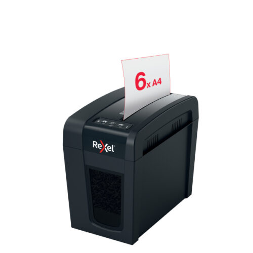 2020125EU_n_07.jpg Niszczarka Rexel Secure X6-SL, P4, 6 kartek, 10 l kosz