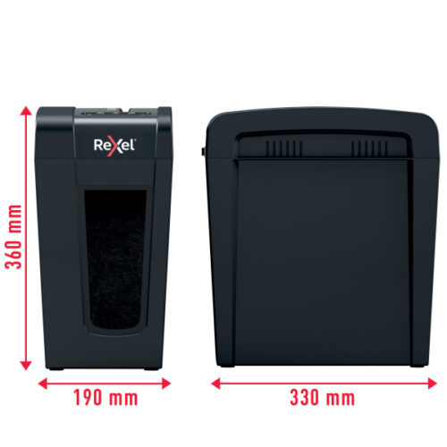 2020126EU_n_05.jpg Niszczarka Rexel Secure X8-SL, P4, 8 kartek, 14 l kosz