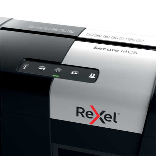 2020130EU_05.jpg Niszczarka Rexel Secure MC6, P5, 6 kartek, 18 l kosz