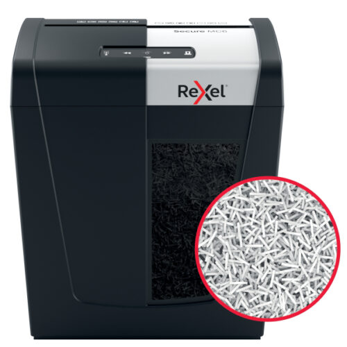 2020130EU_n_03.jpg Niszczarka Rexel Secure MC6, P5, 6 kartek, 18 l kosz