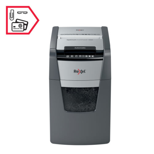 2020150XEU_05.jpg Niszczarka Rexel Optimum AutoFeed+ 150X, P4, 150 kartek, 44 l kosz