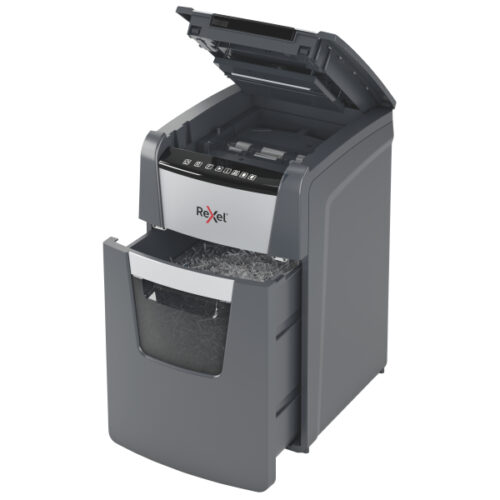 2020150XEU_iu_01.jpg Niszczarka Rexel Optimum AutoFeed+ 150X, P4, 150 kartek, 44 l kosz