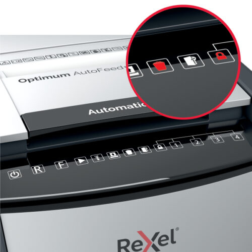 2020300XEU_n_03.jpg Niszczarka Rexel Optimum AutoFeed+ 300X, P4, 300 kartek, 60 l kosz