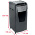 Niszczarka Rexel Optimum AutoFeed+ 600M, P5, 600 kartek, 110 l kosz