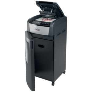Niszczarka Rexel Optimum AutoFeed+ 750M, P5, 750 kartek, 140 l kosz