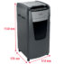 Niszczarka Rexel Optimum AutoFeed+ 750M, P5, 750 kartek, 140 l kosz