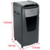 Niszczarka Rexel Optimum AutoFeed+ 750X, P4, 750 kartek, 140 l kosz
