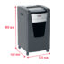 Niszczarka Rexel Momentum Extra XP422+, P4, 22 kartki, 85 l kosz