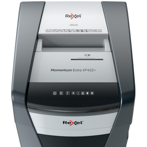2021422XEU_n_22.jpg Niszczarka Rexel Momentum Extra XP422+, P4, 22 kartki, 85 l kosz