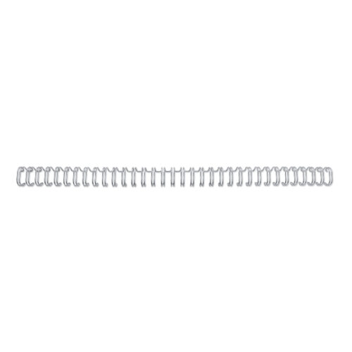 Grzbiety drutowe GBC WireBind A4, 5mm, srebrne