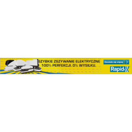 2102355_n_06.jpg Zszywacz elektryczny Rapid Optima 60E, do 60 kartek, na zasilacz, biały