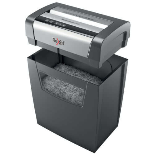 2104571EU_iu_01.jpg Niszczarka Rexel Momentum X410, P4, 10 kartek, 23 l kosz