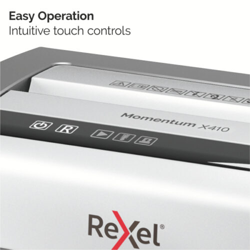 2104571EU_n_09.jpg Niszczarka Rexel Momentum X410, P4, 10 kartek, 23 l kosz