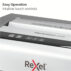 Niszczarka Rexel Momentum X410, P4, 10 kartek, 23 l kosz