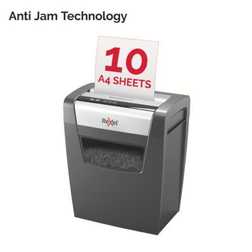 2104571EU_n_10.jpg Niszczarka Rexel Momentum X410, P4, 10 kartek, 23 l kosz