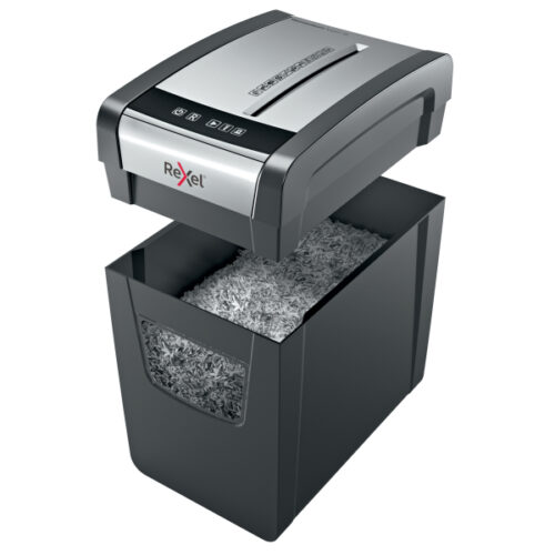 2104573EU_02.jpg Niszczarka Rexel Momentum X410-SL Slimline, P4, 10 kartek, 23 l kosz