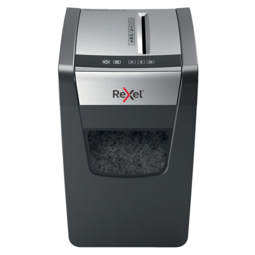 2104574EU.jpg Niszczarka Rexel Momentum X312-SL Slimline, P3, 12 kartek, 23 l kosz