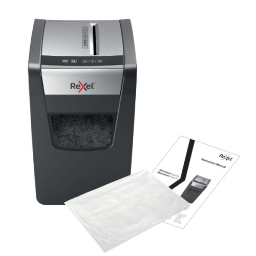 2104574EU_iu_01.jpg Niszczarka Rexel Momentum X312-SL Slimline, P3, 12 kartek, 23 l kosz