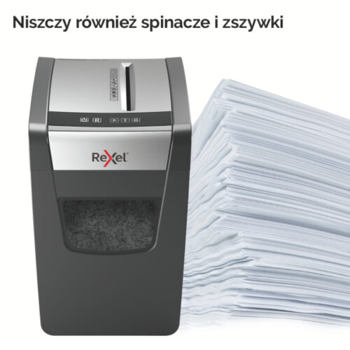 2104574EU_n_03.jpg Niszczarka Rexel Momentum X312-SL Slimline, P3, 12 kartek, 23 l kosz