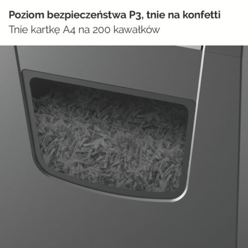 2104574EU_n_05.jpg Niszczarka Rexel Momentum X312-SL Slimline, P3, 12 kartek, 23 l kosz