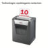 Niszczarka Rexel Momentum M510, P5, 10 kartek, 23 l kosz
