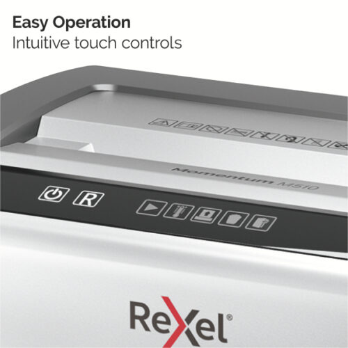 2104575EU_n_09.jpg Niszczarka Rexel Momentum M510, P5, 10 kartek, 23 l kosz