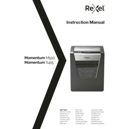 2104575EU_n_15.jpg Niszczarka Rexel Momentum M510, P5, 10 kartek, 23 l kosz
