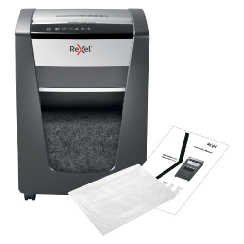 2104578EU_iu_01.jpg Niszczarka Rexel Momentum X420, P4, 20 kartek, 30 l kosz