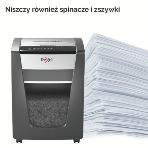 2104578EU_n_08.jpg Niszczarka Rexel Momentum X420, P4, 20 kartek, 30 l kosz