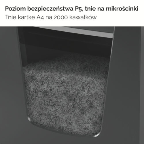 2104578EU_n_10.jpg Niszczarka Rexel Momentum X420, P4, 20 kartek, 30 l kosz
