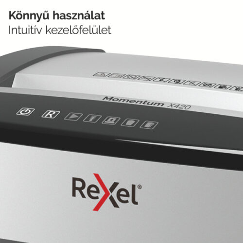 2104578EU_n_15.jpg Niszczarka Rexel Momentum X420, P4, 20 kartek, 30 l kosz
