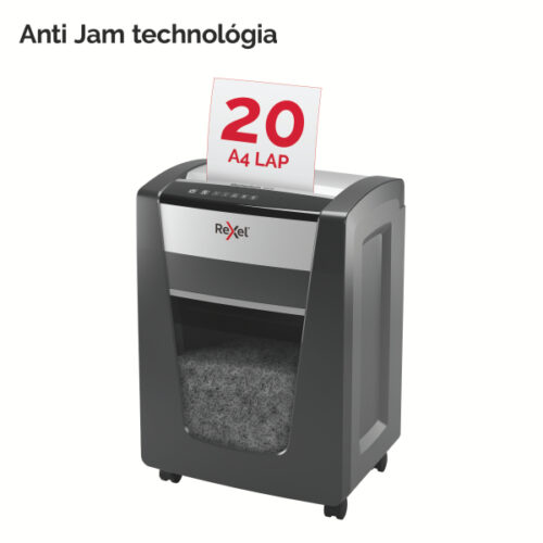 2104578EU_n_16.jpg Niszczarka Rexel Momentum X420, P4, 20 kartek, 30 l kosz