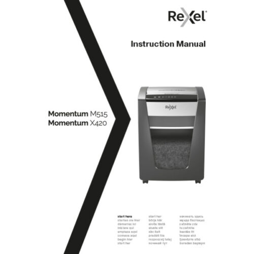 2104578EU_n_43.jpg Niszczarka Rexel Momentum X420, P4, 20 kartek, 30 l kosz