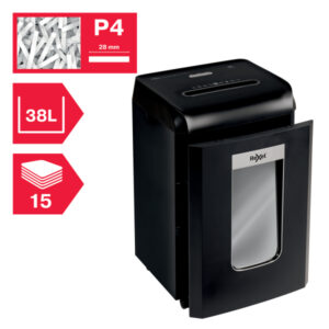 Niszczarka Rexel ProMax QS RSX1538, P4, 15 kartek, 38 l kosz