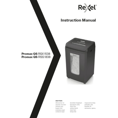 2104588EU_n_01.jpg Niszczarka Rexel ProMax QS RSS1838, P2, 18 kartek, 38 l kosz