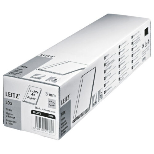 21770_02.jpg Grzbiety wsuwane A4/3 mm, do 30 kartek, przezroczysty