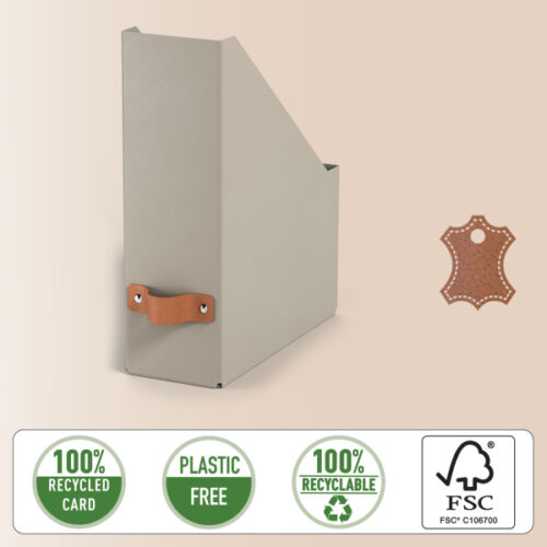 24710012_03.jpg Pojemnik na dokumenty Leitz Puro, z tektury w 100% z recyklingu, 2 szt., beżowy