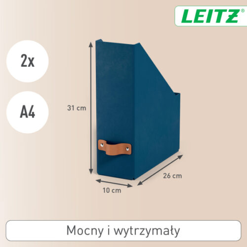 24710068_n_04.jpg Pojemnik na dokumenty Leitz Puro, z tektury w 100% z recyklingu, 2 szt., granatowy
