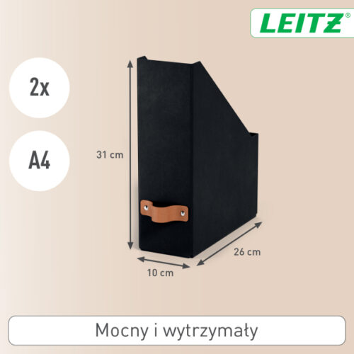 24710095_n_04.jpg Pojemnik na dokumenty Leitz Puro, z tektury w 100% z recyklingu, 2 szt., czarny