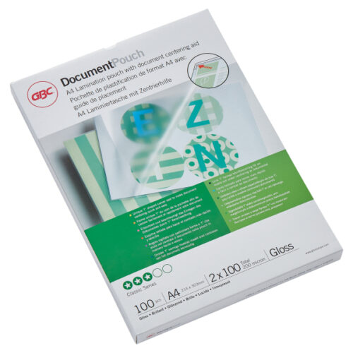Folia do laminacji GBC Document™, EZ-In, A4, 100 mic.