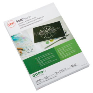 Folia do laminacji GBC Matt™, A3, 125 mic., matowa