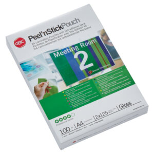 Samoprzylepna folia do laminacji GBC Peel'nStick™, A4, 125 mic.