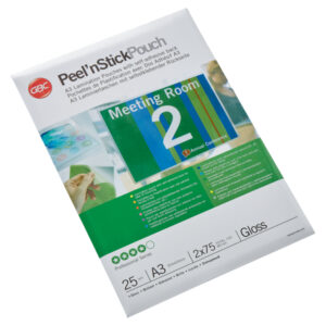 Samoprzylepna folia do laminacji GBC Peel'nStick™, A3, 75 mic.